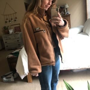 Vintage L. L. Bean oversized fleece  jacket